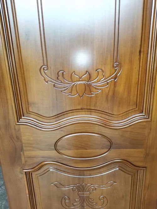 廣東原木門廠高品質(zhì)緬甸柚木房間套門